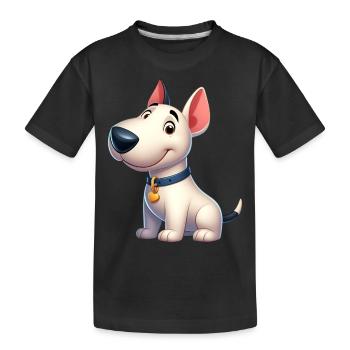 Bull Terrier 5 - Kids' Premium Organic T-Shirt - black - Front