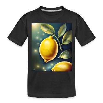 Citron citron sain - T-shirt bio Premium Enfant - noir - Devant
