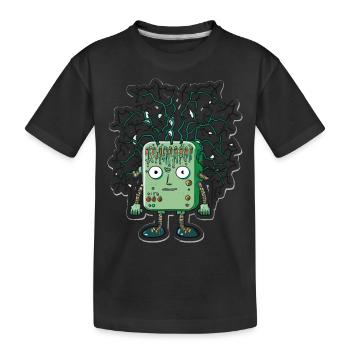 Technologie d’implant neural - T-shirt bio Premium Enfant - noir - Devant