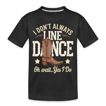 Rythme et humour combinés - T-shirt bio Premium Enfant - noir - Devant