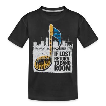 Pour les fans de la fanfare - T-shirt bio Premium Enfant - noir - Devant