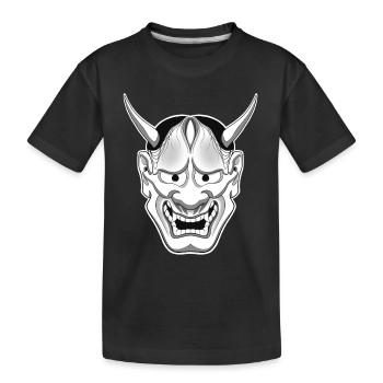 Hannya mask - T-shirt bio Premium Enfant - noir - Devant
