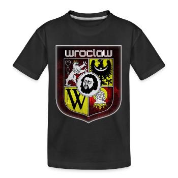 Breslau - Polen - Kinder Premium Bio T-Shirt - Schwarz - Vorne