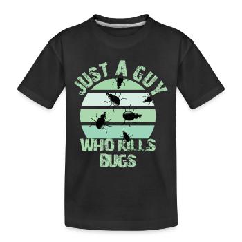 Exterminateur - T-shirt bio Premium Enfant - noir - Devant