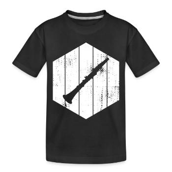 Clarinette - T-shirt bio Premium Enfant - noir - Devant
