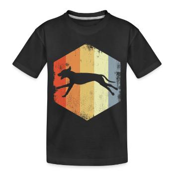 Look vintage pour chien - T-shirt bio Premium Enfant - noir - Devant