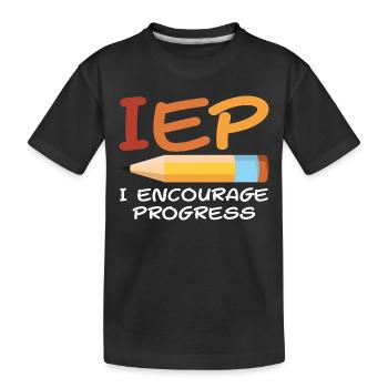 IEP SPED Teacher Art | Special Education Teacher - T-shirt bio Premium Enfant - noir - Devant