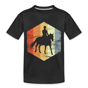 Look rétro de la conduite - T-shirt bio Premium Enfant - noir - Devant