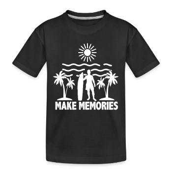 Bons souvenirs de l’année - Travel Adventure Travel - T-shirt bio Premium Enfant - noir - Devant