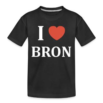 i love Bron - T-shirt bio Premium Enfant - noir - Devant