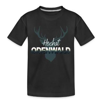 Höchst Odenwald - Kinder Premium Bio T-Shirt - Schwarz - Vorne