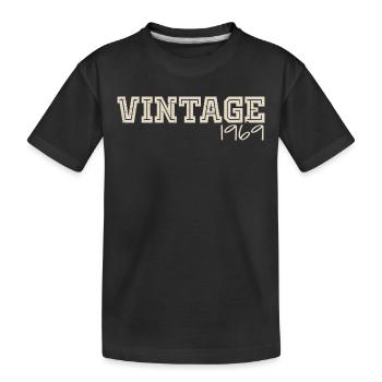 Vintage 1969 Original 1969 Retro 1969 Gift 1969 - Kids' Premium Organic T-Shirt - black - Front