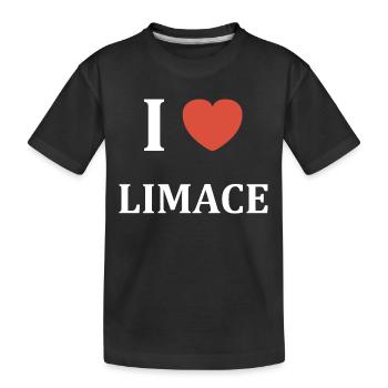 i love Limace - T-shirt bio Premium Enfant - noir - Devant