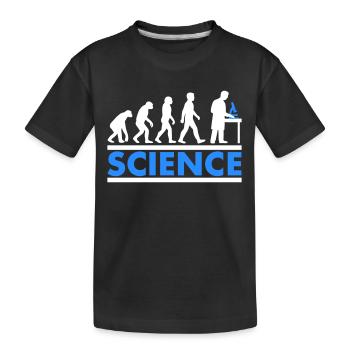 Science Evolution - T-shirt bio Premium Enfant - noir - Devant