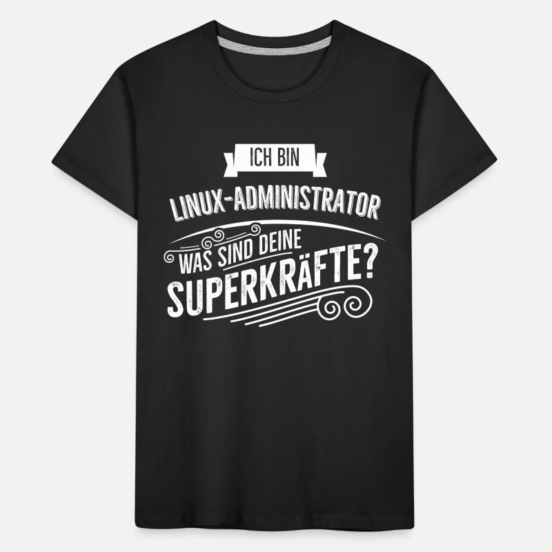 Linux Administrator Kinder Premium Bio T-Shirt