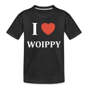 i love Woippy - T-shirt bio Premium Enfant - noir - Devant