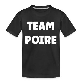 Team Poire - T-shirt bio Premium Enfant - noir - Devant