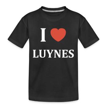 i love Luynes - T-shirt bio Premium Enfant - noir - Devant