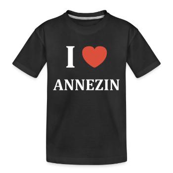 i love Annezin - T-shirt bio Premium Enfant - noir - Devant