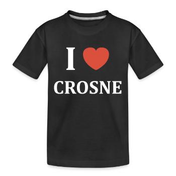 i love Crosne - T-shirt bio Premium Enfant - noir - Devant