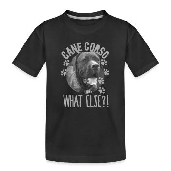 Cane Corso Quoi d’autre ? Chien chienfeet moloss - T-shirt bio Premium Enfant - noir - Devant