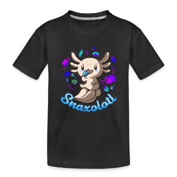 Axolotl - T-shirt bio Premium Enfant - noir - Devant