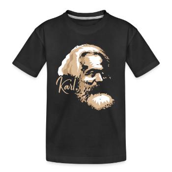 Communism Lenin Marx Class Struggle Social - Kids' Premium Organic T-Shirt - black - Front