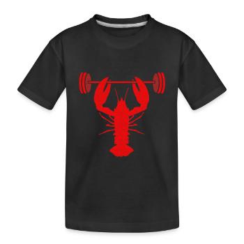 Homard - T-shirt bio Premium Enfant - noir - Devant