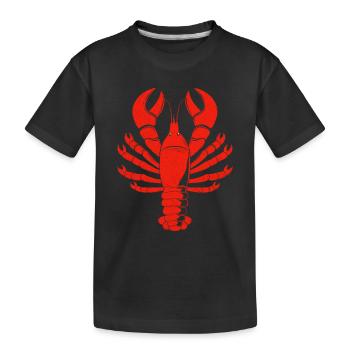 Homard - T-shirt bio Premium Enfant - noir - Devant