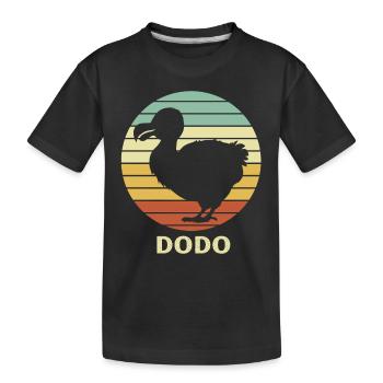 Dodo - T-shirt bio Premium Enfant - noir - Devant