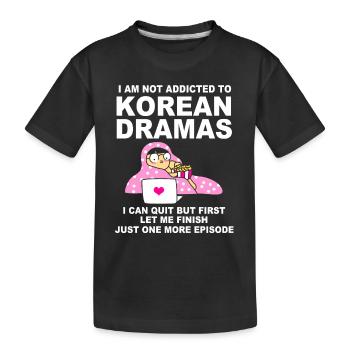 K-Pop Korea-Popmusik Kdrama Kpop Korea Koreanisch - T-shirt bio Premium Enfant - noir - Devant