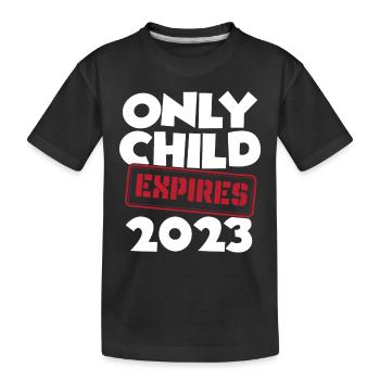 Enfant unique expiré 2023 Big Brother - T-shirt bio Premium Enfant - noir - Devant