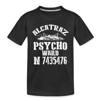 Prison pour détenus d’Alcatraz Dans la baie de San Francisco - T-shirt bio Premium Enfant - noir - Devant