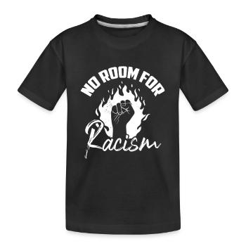 Freiheit Rassismus Faust Südafrika Mandela - Kinder Premium Bio T-Shirt - Schwarz - Vorne