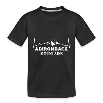 Adirondack Mountain Hiking Camping Park Outdoor - T-shirt bio Premium Enfant - noir - Devant