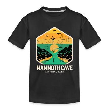 Nationalpark Souvenir Mammoth Cave Kentucky Souven - Kinder Premium Bio T-Shirt - Schwarz - Vorne
