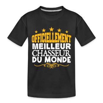 Chasseur | meilleur Chasseur | légende Chasseur - T-shirt bio Premium Enfant - noir - Devant