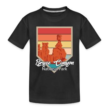 Bryce Canyon National Park Souvenir Utah Camping - T-shirt bio Premium Enfant - noir - Devant