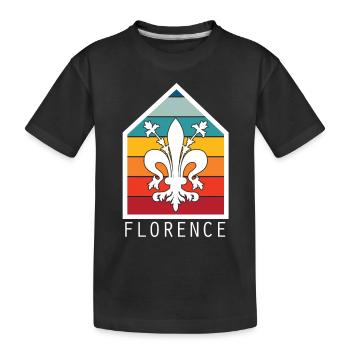 Italie Florence Toscane Cathédrale Italienne Z - T-shirt bio Premium Enfant - noir - Devant