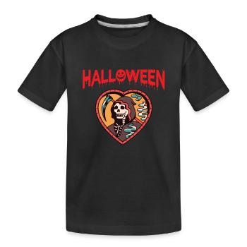 Halloween Grim Reaper Scythe of Death Reaper Angel - Kids' Premium Organic T-Shirt - black - Front