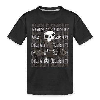 Deadlift Till Death Gym Workout Motivation - Kinder Premium Bio T-Shirt - Schwarz - Vorne