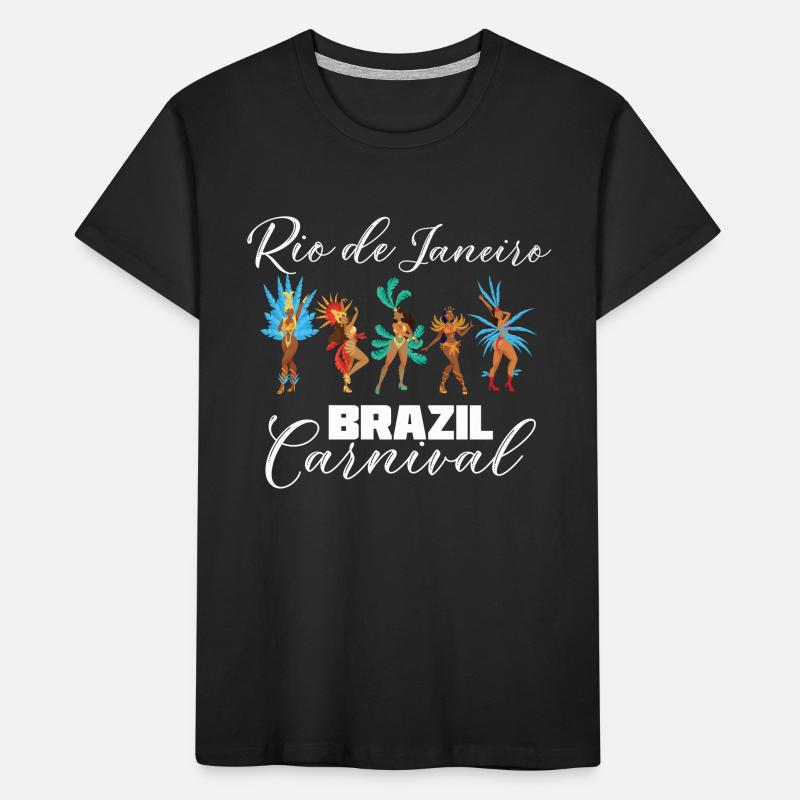 Carnaval de Rio Rio de Janeiro Célébration au Brésil T-shirt bio Premium Enfant