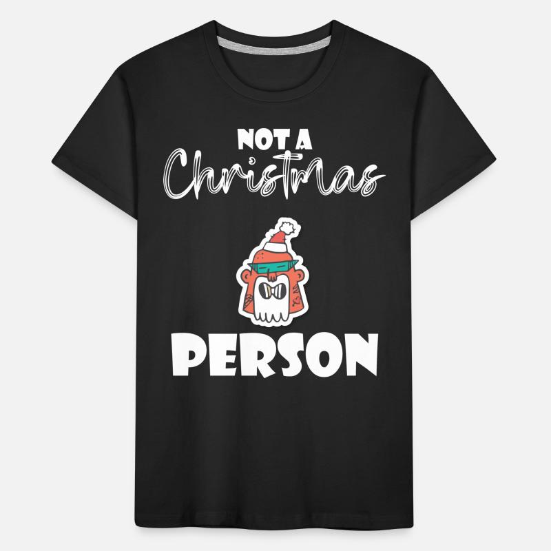 Ironic Punks No Christmas for Punks Funny Kids' Premium Organic T-Shirt