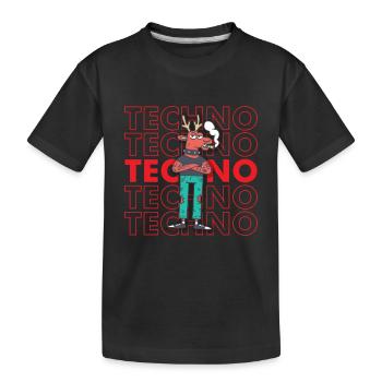 Punk Rock Techno Joyeux Noël Punks Grumpy - T-shirt bio Premium Enfant - noir - Devant