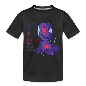 Vaudou à vous ! Sorcellerie effrayante d’Halloween - T-shirt bio Premium Enfant - noir - Devant
