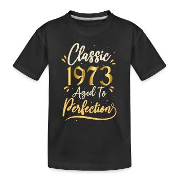 Geburtstag 1973 Geschenk 1973 Classic 1973 - Kinder Premium Bio T-Shirt - Schwarz - Vorne