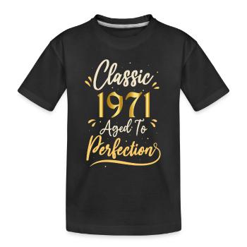 Geburtstag 1971 Geschenk 1971 Classic 1971 - Kinder Premium Bio T-Shirt - Schwarz - Vorne