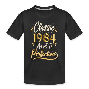 Geburtstag 1984 Geschenk 1984 Classic 1984 - Kinder Premium Bio T-Shirt - Schwarz - Vorne