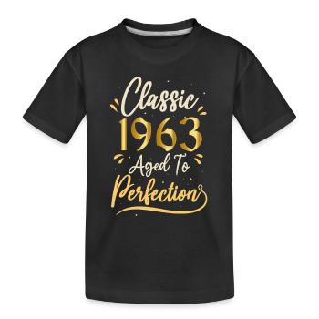 Birthday 1963 gift 1963 Classic 1963 - Kids' Premium Organic T-Shirt - black - Front