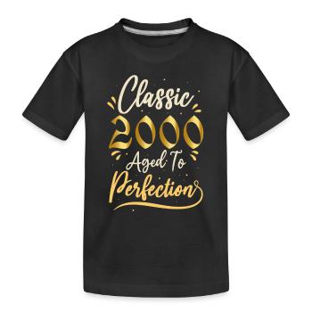 Birthday 2000 gift 2000 Classic 2000 - Kids' Premium Organic T-Shirt - black - Front